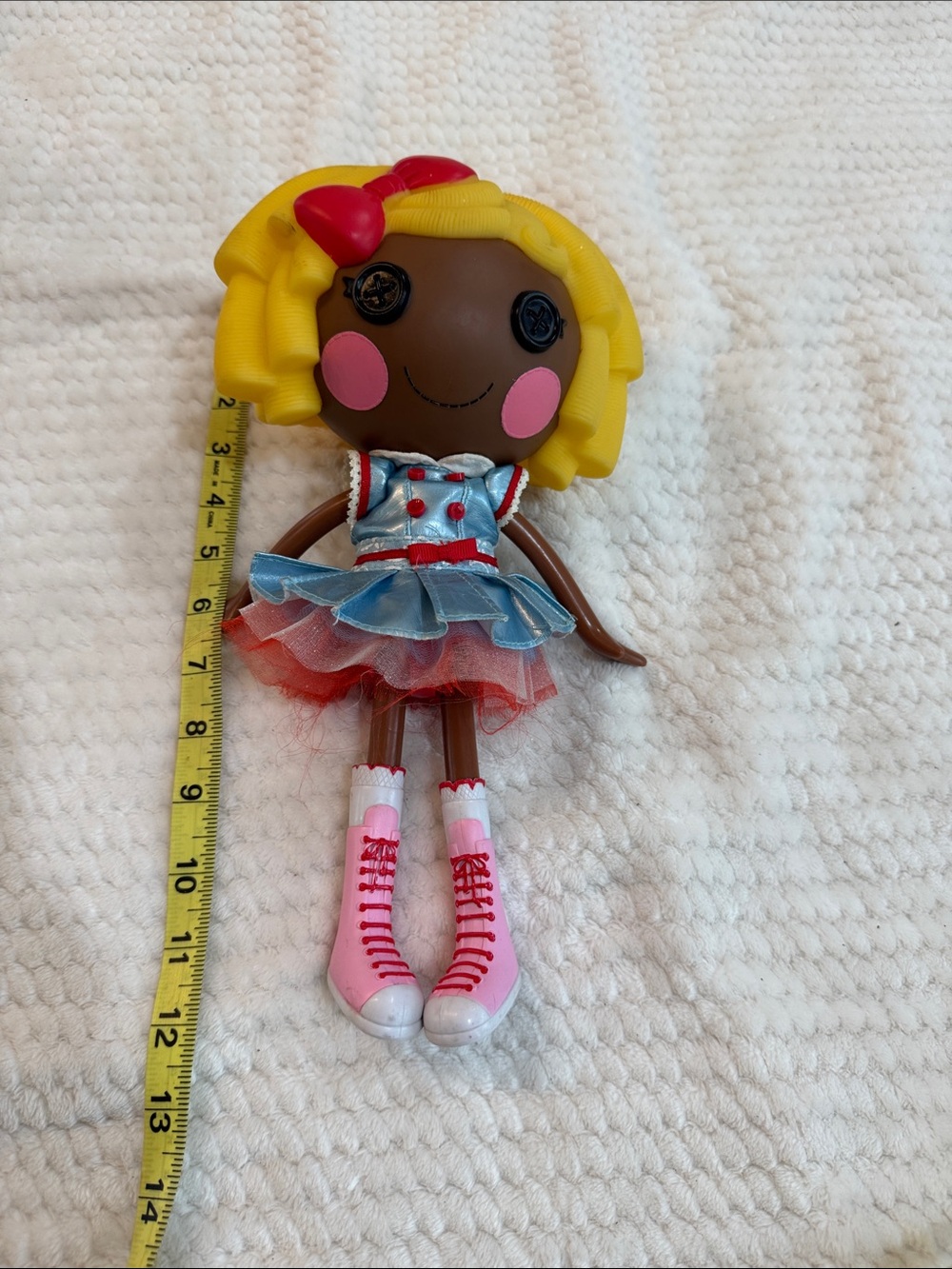 Rainbow Fashion Doll - Yellow Hair, Pink Outfit